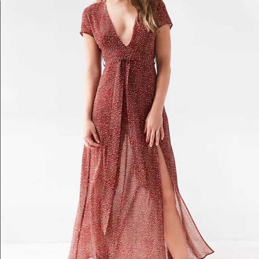 WYLDR Plunge Leopard Dress